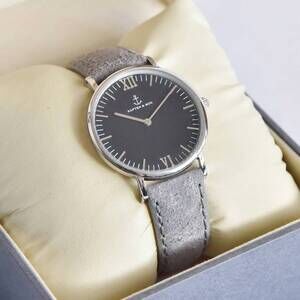 NEW KAPTEN & SON unisex - campina watch in grey/silver